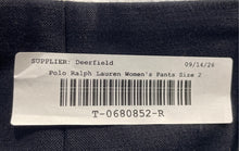 Load image into Gallery viewer, Polo Ralph Lauren Womens Black Stretch Straight Leg Dress Pants Size 2