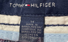 Load image into Gallery viewer, Tommy Hilfiger Mens Blue Plaid Cotton Flat Front Pockets Chino Shorts Size 34