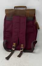 Load image into Gallery viewer, Redbreast Mens Burgundy Brown Adjustable Strap Pockets Travel Laptop Backpack