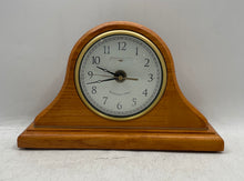 Load image into Gallery viewer, Savannah Row Westminster Chime Analog Wooden Mantel Clock Not Tested