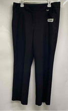 Load image into Gallery viewer, Anne Klein Womens Black Flat Front Pockets Straight Leg Dress Pants Size 14