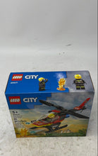 Load image into Gallery viewer, Lego City 60411 Fire Rescue Helicopter 85 Pieces Building Toy Set Sealed