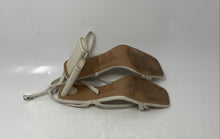Load image into Gallery viewer, Aldo Womens Malena White Open Toe High Stiletto Strappy Heels Size 7.5M