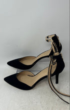 Load image into Gallery viewer, Michael Kors Womens Josephine Black Pointed Toe Ankle Strap Heels Size 11