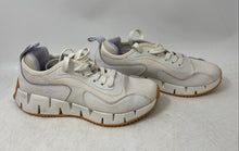 Load image into Gallery viewer, Reebok Womens Zig Dynamica Beige Purple Lace-Up Sneaker Shoes Size 7.5
