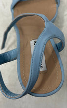 Load image into Gallery viewer, Steve Madden Womens Tiera Light Blue Block Heel Platform Sandals Size 8.5M
