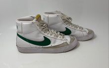 Load image into Gallery viewer, Nike Womens Blazer Mid 77 White Leather Lace-Up Sneakers Shoes Size 7