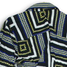 Load image into Gallery viewer, 7th Avenue New York & Company Womens Blue Black Multicolor Shirt Size M