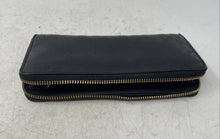 Load image into Gallery viewer, Michael Kors Womens Black Signature Print Card Slots Accordion Zip-Around Wallet