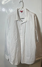 Load image into Gallery viewer, Guess Mens White Long Sleeve Spread Collar Button-Up Shirt Size XXL