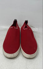 Load image into Gallery viewer, Lauren Ralph Lauren Womens Jordyn Red White Slip-On Sneaker Shoes Size 8B