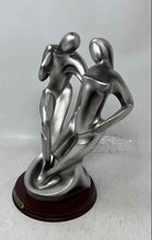 Load image into Gallery viewer, Suanti Galleries Silver Plated Lady And Men Dance Heart Modern Art Sculpture