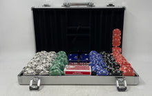 Load image into Gallery viewer, Multicolor Collectible Casino Poker Chip Set With Aluminum Carrying Case