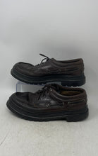 Load image into Gallery viewer, Timberland Mens Brown Leather Lace-Up Round Toe Boat Shoes Size 11M