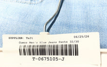 Load image into Gallery viewer, Guess Mens Blue Medium Wash Pockets Denim Straight Leg Jeans Size 32x30