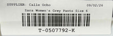 Load image into Gallery viewer, Zara Womens Gray Denim Pockets Stretch High-Rise Casual Skinny Jeans Size 6