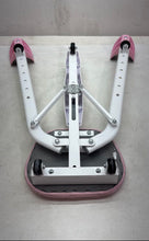 Load image into Gallery viewer, Sean Lee White Pink Adjustable Folding Legs And Ligament Stretching Machine