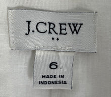 Load image into Gallery viewer, J.Crew Womens White Sleeveless Square Neck Scalloped Hem Mini Dress Size 6