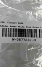 Load image into Gallery viewer, Adidas Boys Stan Smith White Pink Leather Lace-Up Low Top Sneaker Shoes Size 6