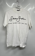 Load image into Gallery viewer, Sean John Mens White Cotton Short Sleeve Crew Neck Pullover T-Shirt Size Small