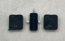 Load image into Gallery viewer, PQRQP Mini Mic Black Dual Transmitter Receiver Wireless Microphone Not Tested
