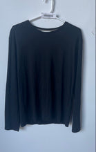 Load image into Gallery viewer, Banana Republic Mens Black Luxury Touch Cotton Pullover Sweater Size M
