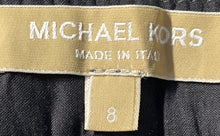 Load image into Gallery viewer, Michael Kors Womens Black White Striped Pockets Dress Pants Size 8