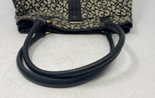Load image into Gallery viewer, Tommy Hilfiger Womens Black Inner Pockets Double Handle Shoulder Handbag