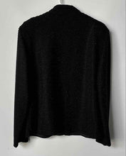 Load image into Gallery viewer, En Français By Huey Waltzer Womens Black Long Sleeve Full-Zip Jacket No Size