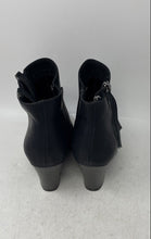 Load image into Gallery viewer, Journee Collection Womens Black Leather Side Zip Round Toe Ankle Booties Sz 8.5