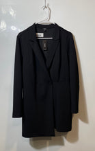 Load image into Gallery viewer, Express Womens Black Long Sleeve Double-Breasted One Button Blazer Sz M With Tag