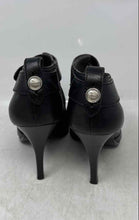 Load image into Gallery viewer, Coach Womens Brandie Black Leather Peep-Toe Ankle Booties Size 7.5B