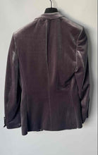 Load image into Gallery viewer, ASOS Mens Purple Plated Long Sleeve Single-Breasted One-Button Blazer Size 38