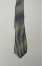 Load image into Gallery viewer, Alfani Mens Multicolor Striped Print Keeper Loop Adjustable Pointed Tie