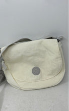Load image into Gallery viewer, Kipling Womens White Adjustable Strap Flap Crossbody Bag With Monkey Keychain