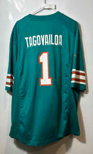 Load image into Gallery viewer, Nike Mens Aqua NFL Miami Dolphins Tua Tagovailoa #1 Football Jersey Size XXL