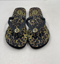 Load image into Gallery viewer, Authentic Tory Burch Womens Multicolor Printed Design Flip-Flop Sandals Size 6
