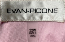 Load image into Gallery viewer, Evan-Picone Womens Pink Sleeveless Back Zip Shift Dress Size 22W With Tag