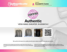 Load image into Gallery viewer, Authentic Simply Vera Vera Wang Womens Gray Long Sleeve Sweater Size M
