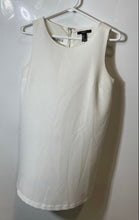 Load image into Gallery viewer, Forever 21 Womens White Sleeveless Round Neck Back Zip Shift Dress Size Small