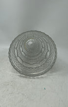 Load image into Gallery viewer, Clear Crystal Diamond Cut Glass Round Edge Tabletop Decorative Vase