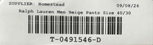 Load image into Gallery viewer, Polo By Ralph Lauren Mens Beige Cotton Andrew Regular Fit Chino Pants Size 40/30
