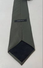 Load image into Gallery viewer, DKNY Mens Green Printed Silk Adjustable Formal Pointed Tie
