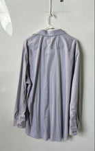 Load image into Gallery viewer, Calvin Klein Mens Light Gray Cotton Collared Long Sleeve Dress Shirt Size 2XL