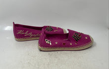 Load image into Gallery viewer, Karl Lagerfeld Paris Womens Malvie Pink White Slip-On Espadrille Flats Size 8M
