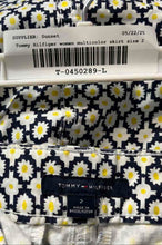 Load image into Gallery viewer, Tommy Hilfiger Womens Multicolor Geometric Cotton Slash Pocket Mini Skirt Size 2