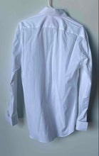 Load image into Gallery viewer, William Cheng & Son Mens White Long Sleeve Collared Dress Shirt Size 38