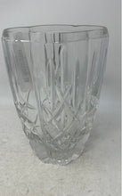 Load image into Gallery viewer, Royal Gallery Clear Crystal Cut Sparkle Clarity Scalloped Rim Collectibles Vases