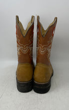 Load image into Gallery viewer, Unbranded Womens Brown Leather Square Toe Cowgirl Western Boots Size 7