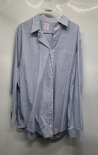 Load image into Gallery viewer, Brooks Brothers Mens Blue Long Sleeve Collared Dress Shirt Size 17-4/5